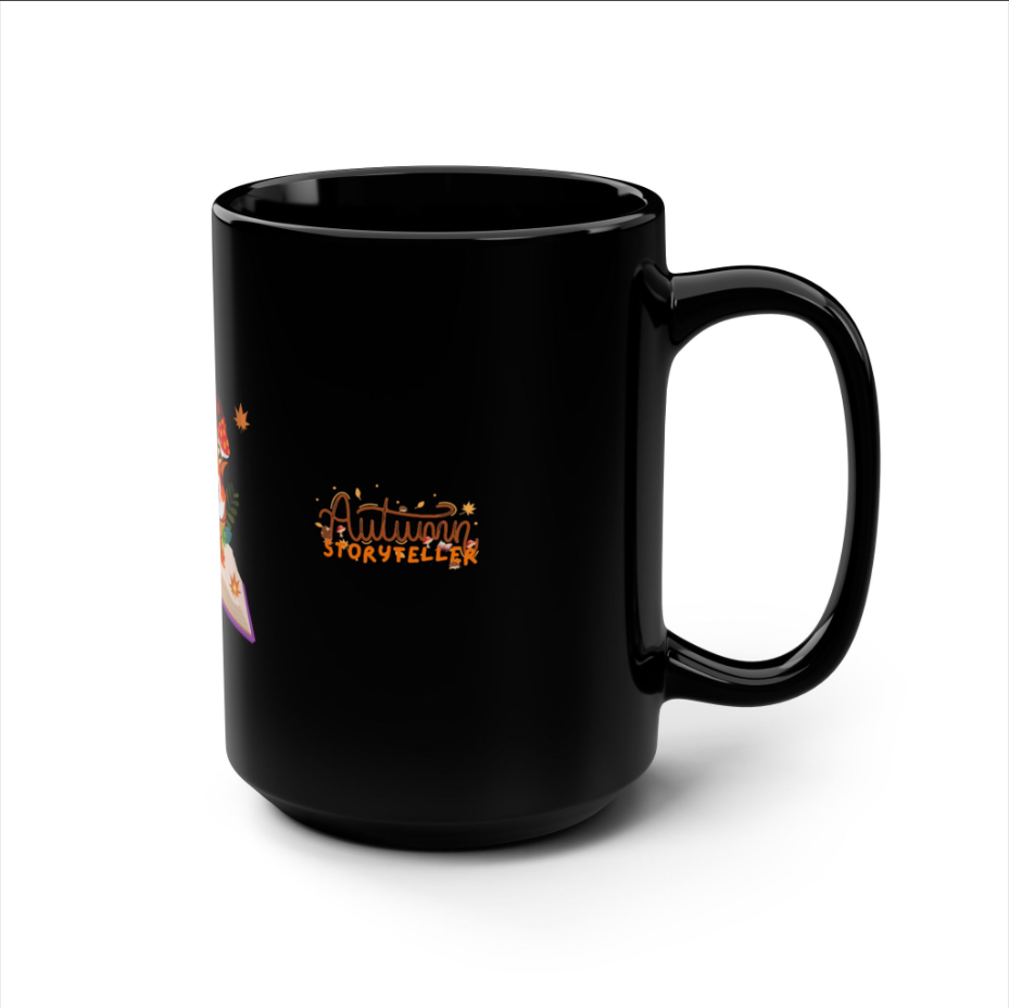 The Autumn Storyteller Mug In Black