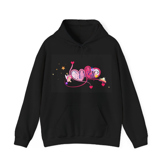 Fairy Magic Black Hoodie