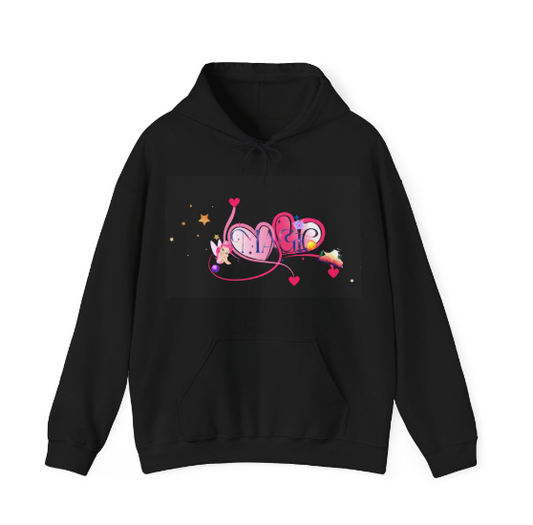 Fairy Magic Black Hoodie