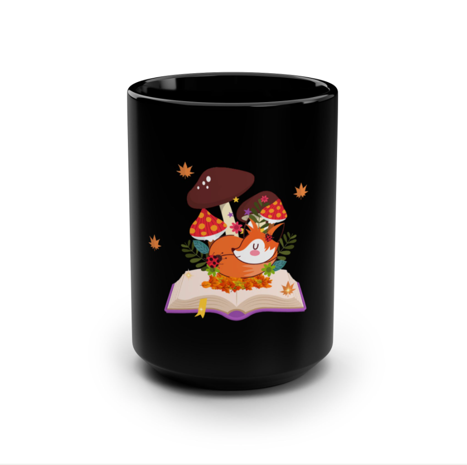 The Autumn Storyteller Mug In Black