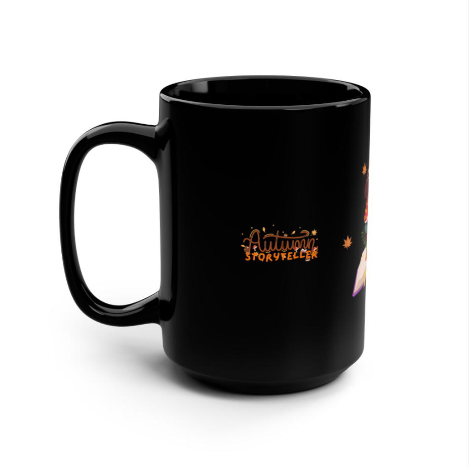 The Autumn Storyteller Mug In Black